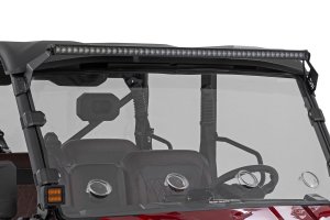 CFMOTO UFORCE U10 Pro LED Light Bar Kit - Rough Country - 50-inch Single Row, Black Series - Black